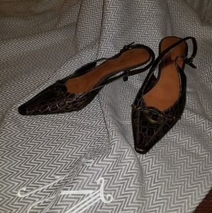 Slingback Kitten heels